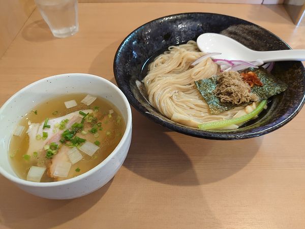 「特製つけ蕎麦 塩」@支那蕎麦屋 藤花の写真