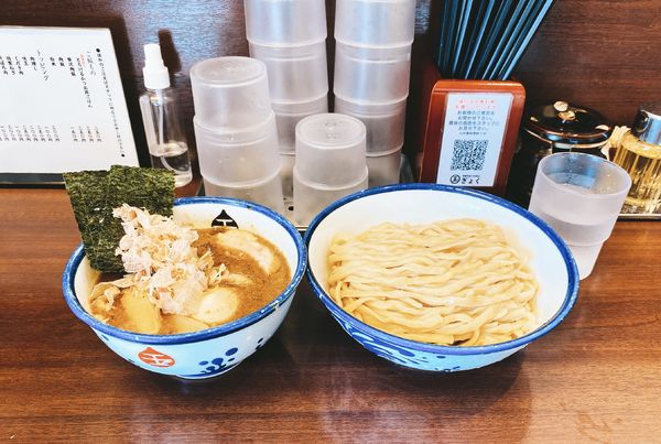 「特製つけ麺　中」@つけめん 玉 本店の写真