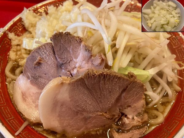 「小ラーメン＋タマネギ＋ニンニク」@ラーメンタロー 大森の陣の写真