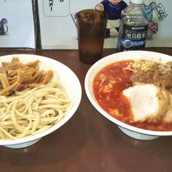 小つけ麺 しょうが 豚一枚 メンマ