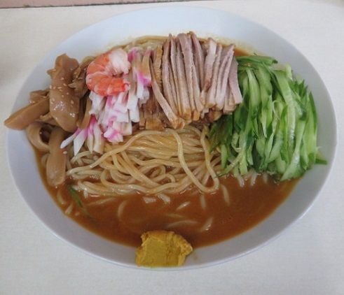 「冷やし中華　800円」@中華 美山の写真