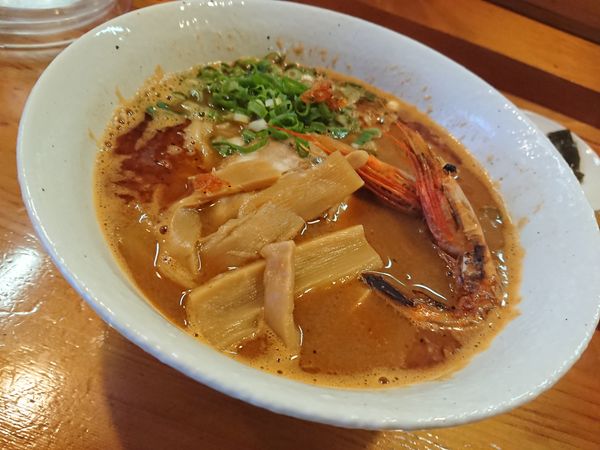 「海老みそラーメン 750円」@中華そば 山ちゃんの写真