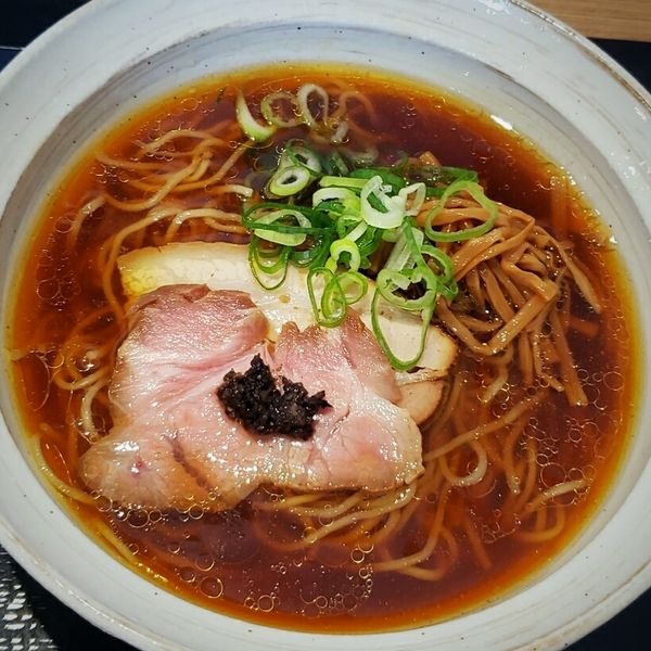 「鶏そば 黒 ７７０円」@境逸品 鶏そば 山田屋の写真