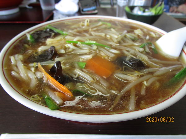 「あんかけもやしそば 750円」@そば清の写真