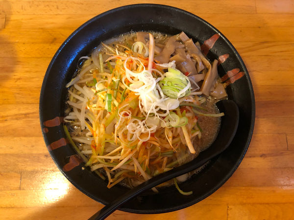 「ネギみそらーめん＋メンマ」@らーめん いやどうもの写真