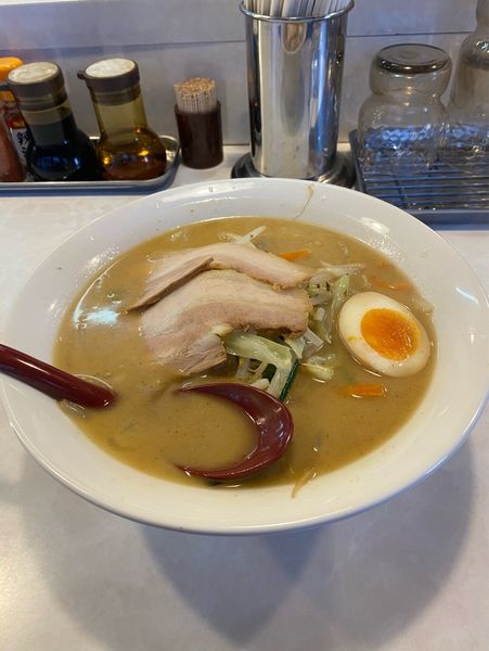 「醤油白湯麺」@白湯ラーメン 焔の写真
