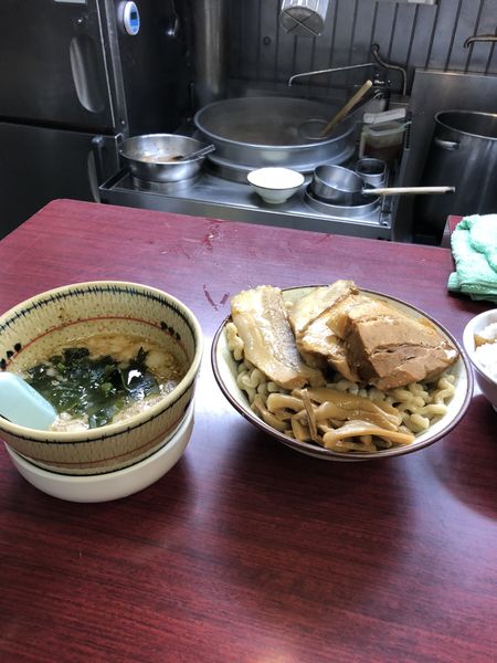 「背脂づけ麺」@匠神角ふじ 柏店の写真