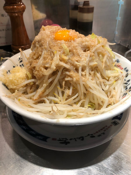 「油そば全マシマシ」@らーめん大 竹ノ塚店の写真