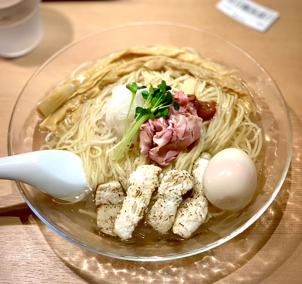 「鱧と金目鯛の冷やしらぁ麺」@らぁ麺 鳳仙花の写真