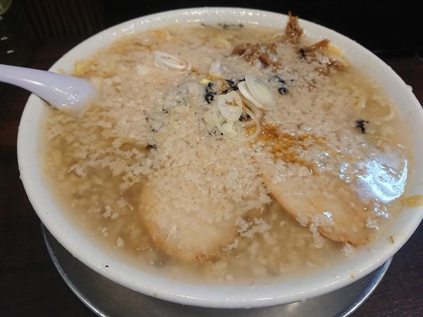 「中華そば 中  大油」@らーめん潤 亀戸店の写真