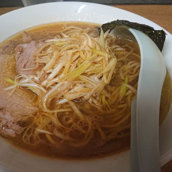 「醤油ネギウルフ850円」@麺屋 一匹狼の写真