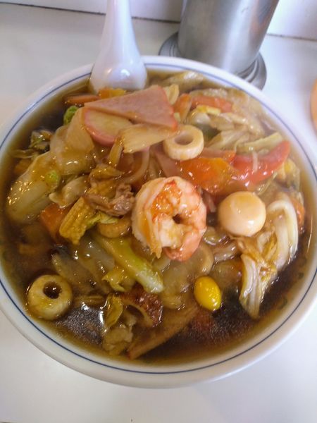 「五目ソバ 600円」@丸新の写真