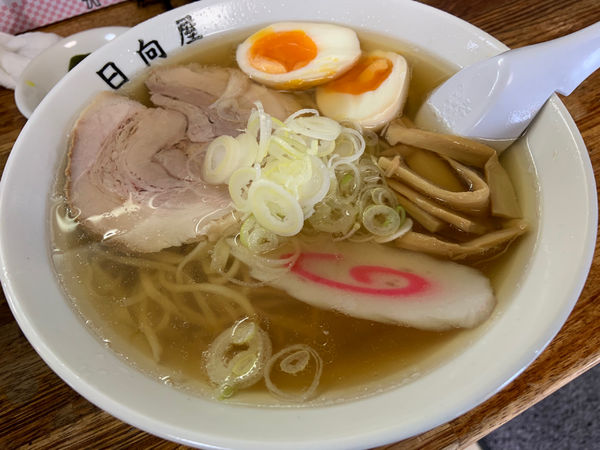 「らーめん」@青竹手打ちラーメン 日向屋の写真
