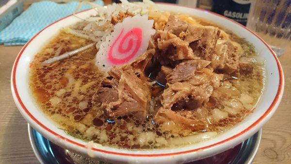 「【夜】ウシジロメン」@アイアン麺の写真