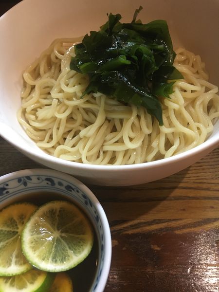 「スダチつけそば」@中華そば いぶきの写真