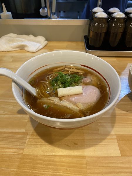 「らーめん醤油850円」@川の先の上の写真