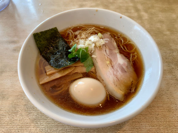 「味玉中華そば　正油味」@麺屋 くおんの写真