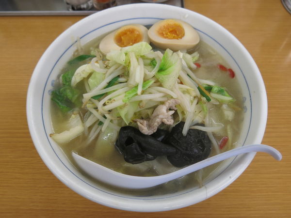 「野菜タンメン：500円（クーポンで味玉無料）」@福しん 上野駅前店の写真