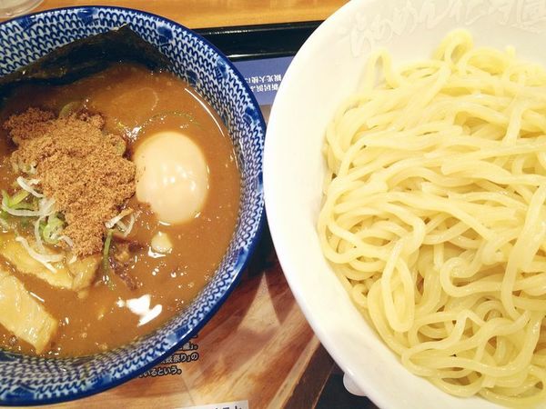 「風雲児 得製濃厚鶏白湯つけ麺（中盛）」@らあめん花月嵐 亀戸北口店の写真