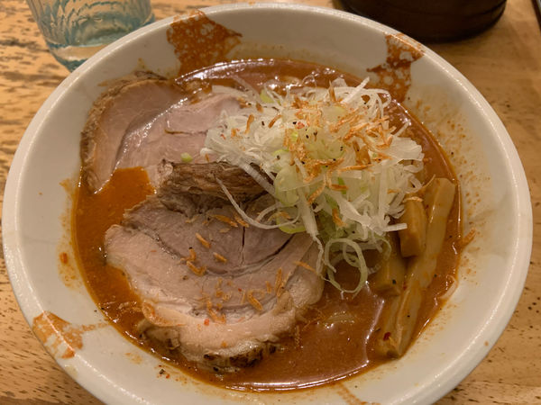 「辛味噌ラーメン（海老）」@麺処 慶の写真