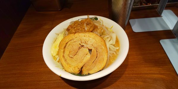 「雷そば 並(250g)950円」@ラーメン 雷 東京本丸店の写真