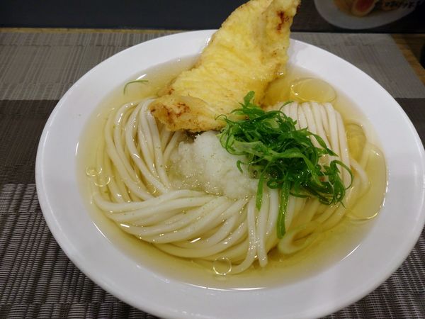 「鶏天ぶっかけ（580円）＋大盛り（120円）」@麺屋 坂本01の写真