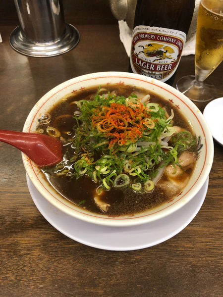 「中華そば並」@新福菜館 物集女店の写真