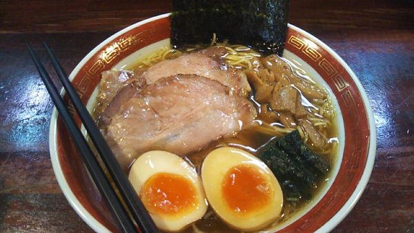 「特製醤油（細麺）」@麺処 懐やの写真
