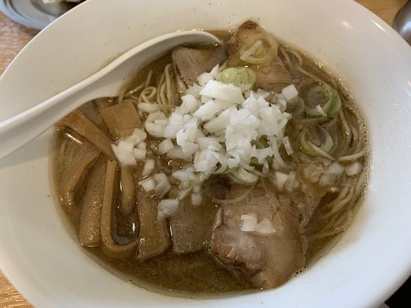 「かけそば　肉入り」@ツバメヤの写真