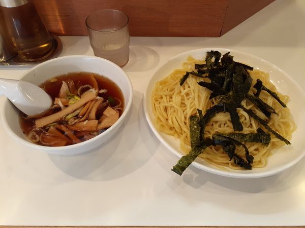 「ざるらぁめん、大盛」@らぁめん ほりうち 新橋店の写真