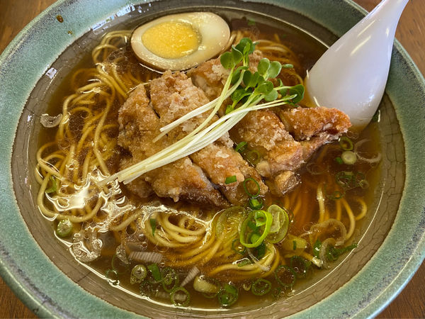 「鳥そば」@闘牛の写真