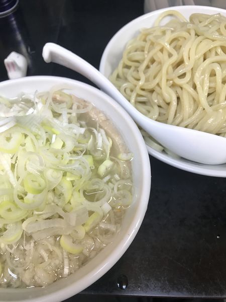「特製紅塩つけ麺、大、鬼ごってり」@中華そば 彩の写真