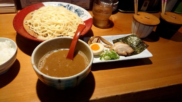 「つけ麺(冷盛) ライス付 780円」@麺や 珍竹林 大野店の写真