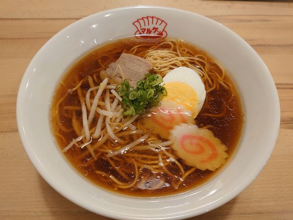 「中華そば（醤油）」@餃子食堂マルケン 西中島南方店の写真
