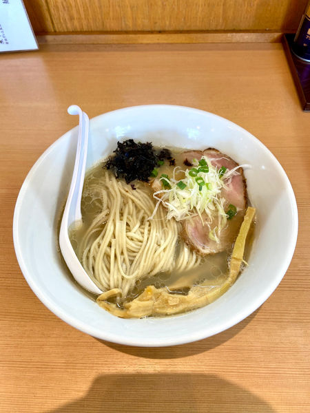 「【限定】貝出汁塩らーめん」@麺堂 稲葉の写真