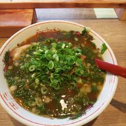 チャーシューメン ネギトッピング