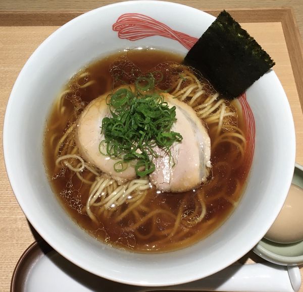 「プレミアムヱビス生 → 醤油らぁ麺 ＋ 味玉」@NIPPON RAMEN 凛 TOKYOの写真