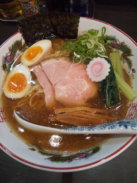 「味玉醤油850円」@中華麺きなりの写真