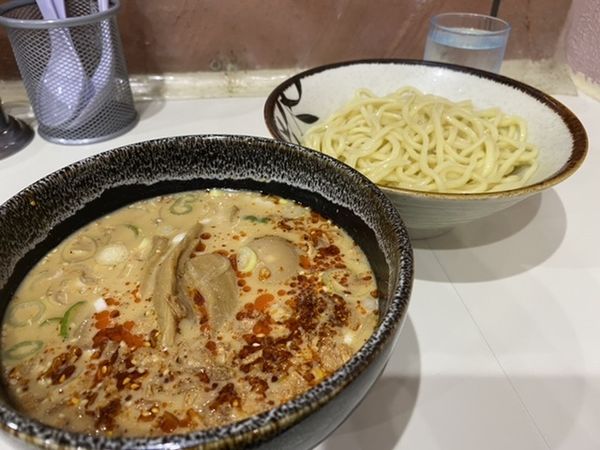 「【限定】冷し盛り坦々(少なめ)820円ｰ50円」@所沢大勝軒の写真