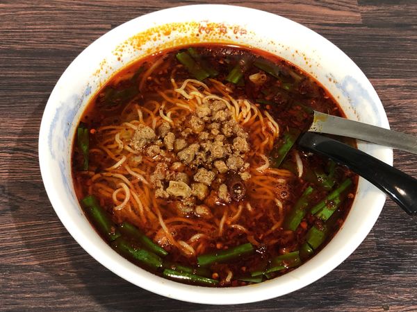「激辛台湾ラーメン　￥６４９」@台湾料理 海香館 駅西店の写真
