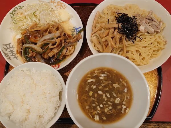 「つけ麺焼肉セット(850円)」@中華料理 珍来 鶴瀬店の写真