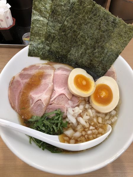 「特製冷やしいりこ蕎麦1000円(限定)」@中華そば たかばんの写真