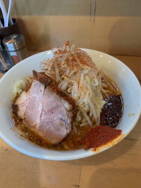 「ラーメン辛 800円」@麺屋 司の写真