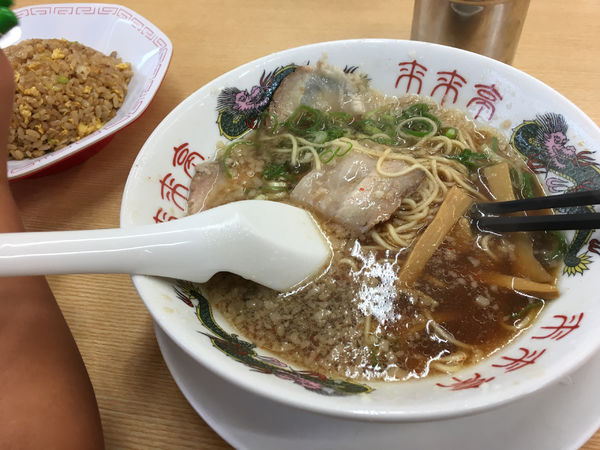 「ラーメン背脂多め」@来来亭 笠岡店の写真