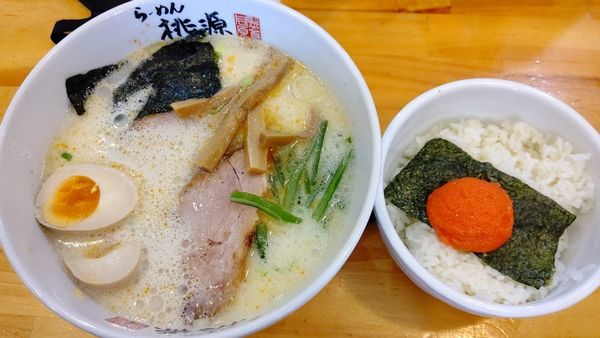 「こってりうま塩ラーメン」@らーめん 桃源の写真