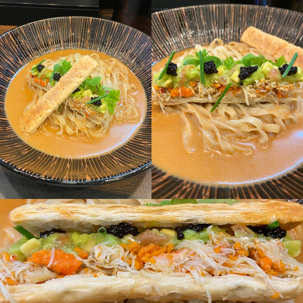 「限定・ズワイガニのビスク ¥1500」@稲荷屋の写真