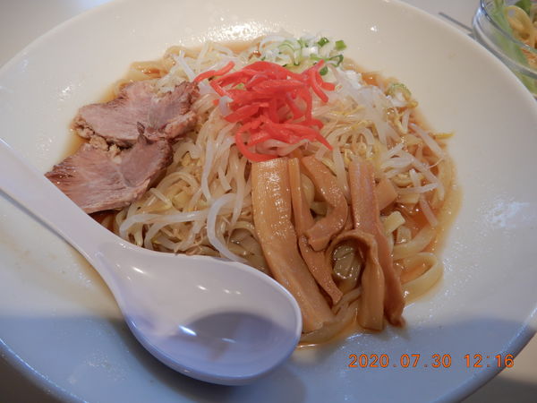 「冷やし中華ノーマル730円小盛-150円」@麺番館の写真