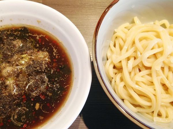 「丸長風つけそば（半麺、自家製太麺）」@拉麺5510の写真