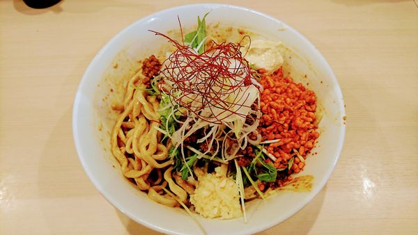 「冷やしまぜそば〜坦々麺〜(ニンニク･辛揚げ･ガリマヨ)」@鷹の目 蒲田店の写真