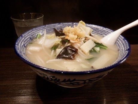 「野菜たっぷり湯麺」@恵比寿餃子 大豊記 恵比寿壱號房の写真